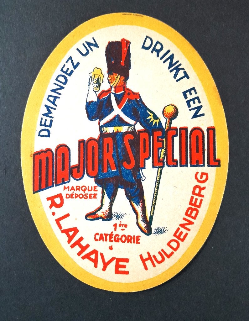 Etiquette. Brasserie Lahaye. Huldenberg., Envoi, Utilisé, Autres types, Autres marques