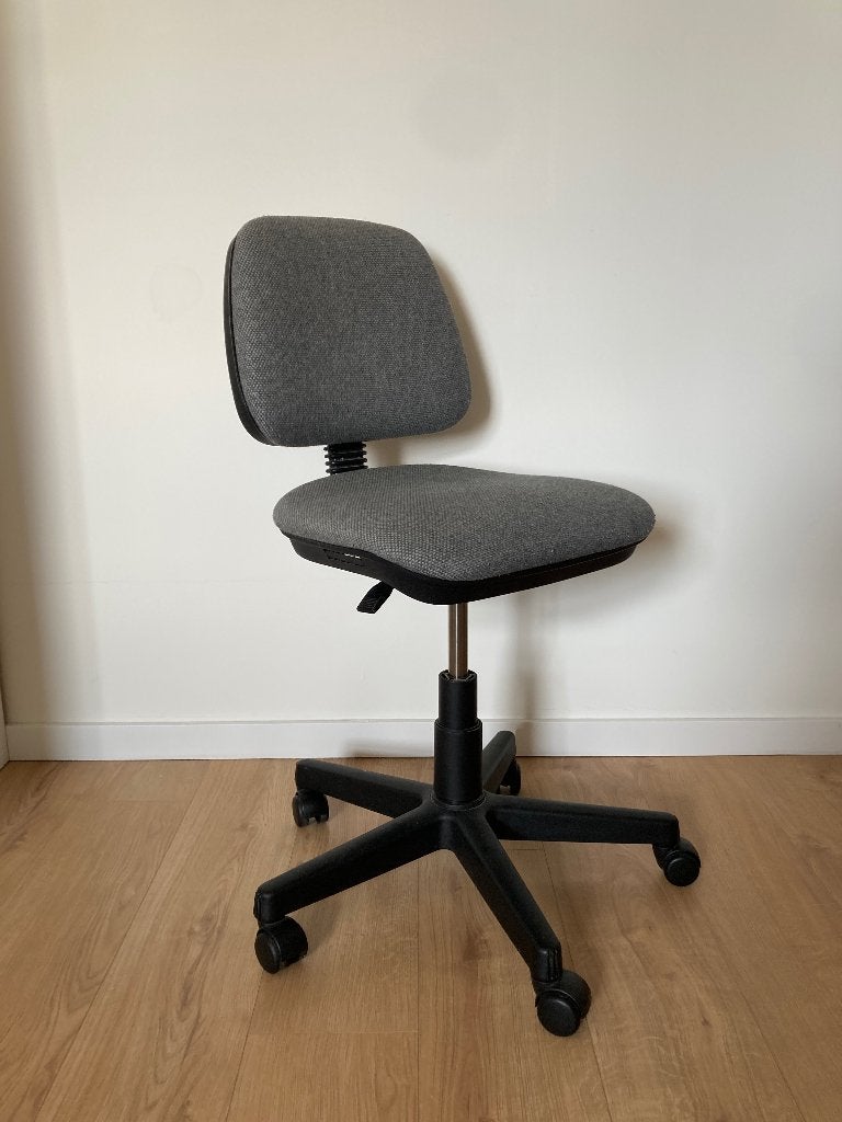 Bureaustoel, Ophalen, Gebruikt, Grijs, Bureaustoel