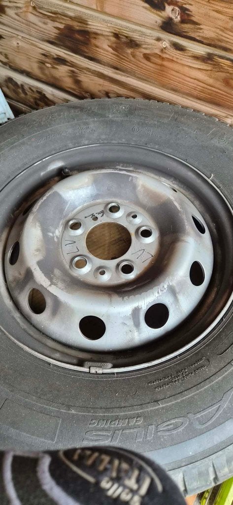 gratis drie camperbanden  16 inch, Caravanes & Camping, Particulier