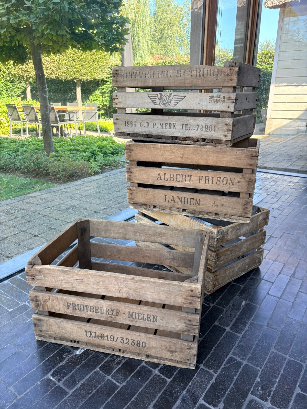 Fruitkisten 10 euro per stuk, Ophalen, Gebruikt