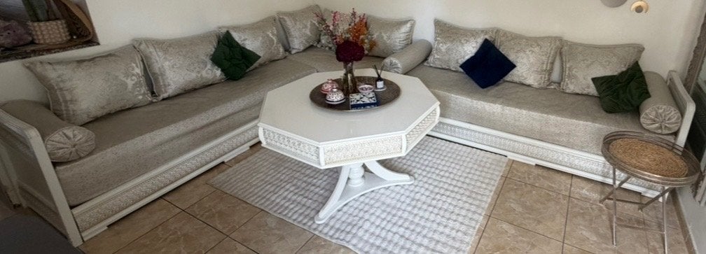 Salon marocain, Maison & Meubles, Canapés | Coins salons complets, Enlèvement, Utilisé, Tissus, Oriental