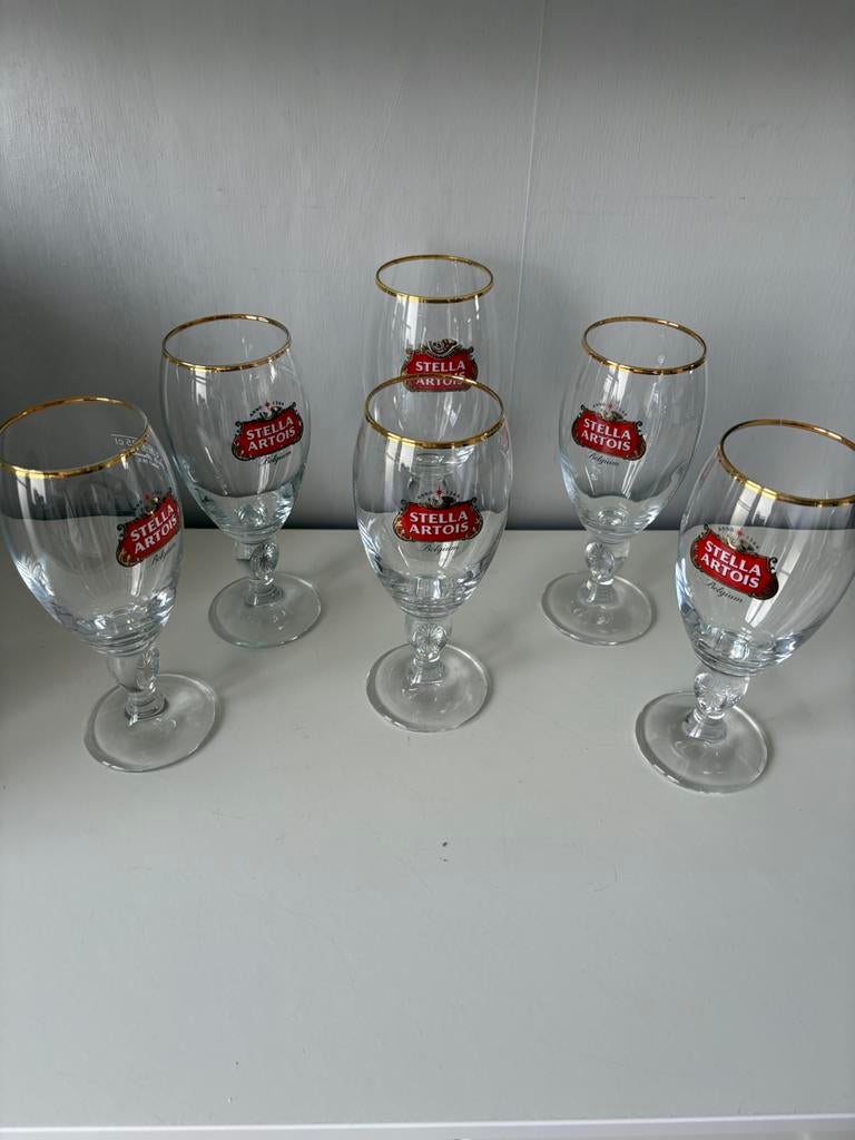 6 STELLA ARTOIS-brillen, Ophalen of Verzenden, Zo goed als nieuw