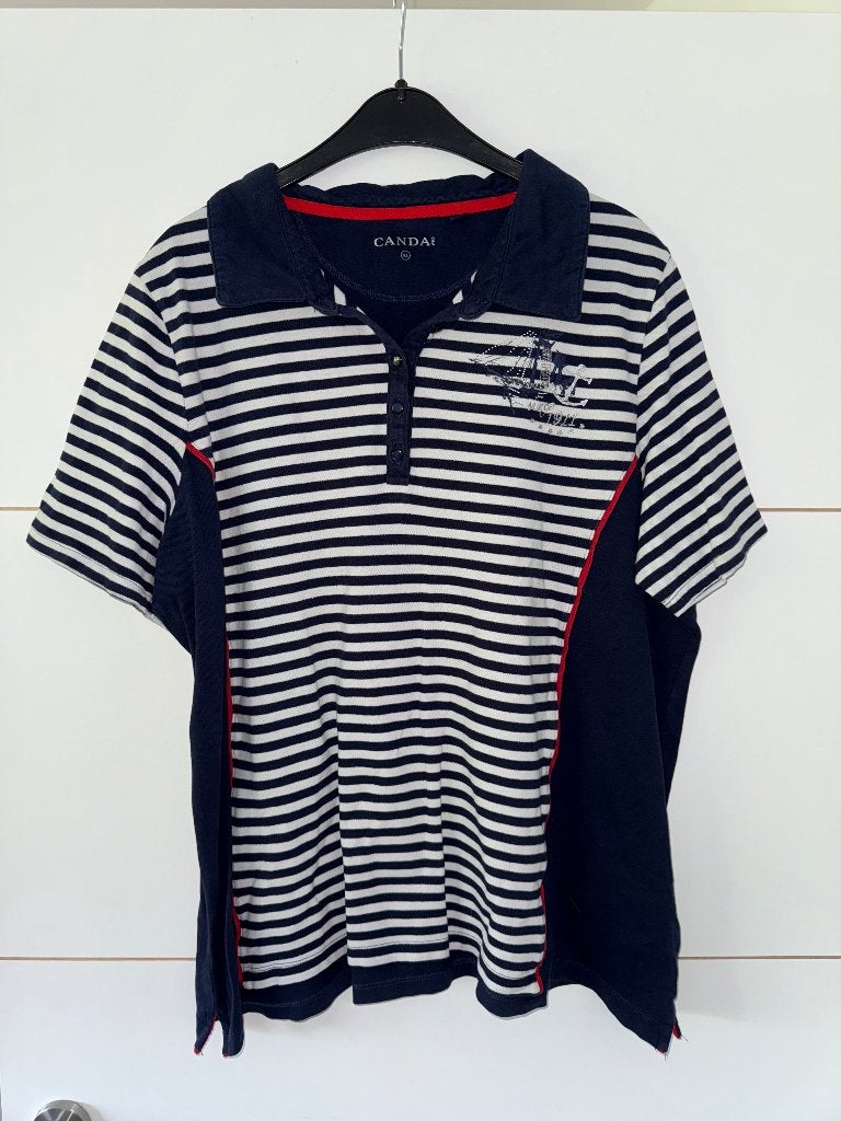 T-shirt Canda bleu marinière, Vêtements | Femmes, Enlèvement ou Envoi, Comme neuf, Chemise ou Top, Bleu