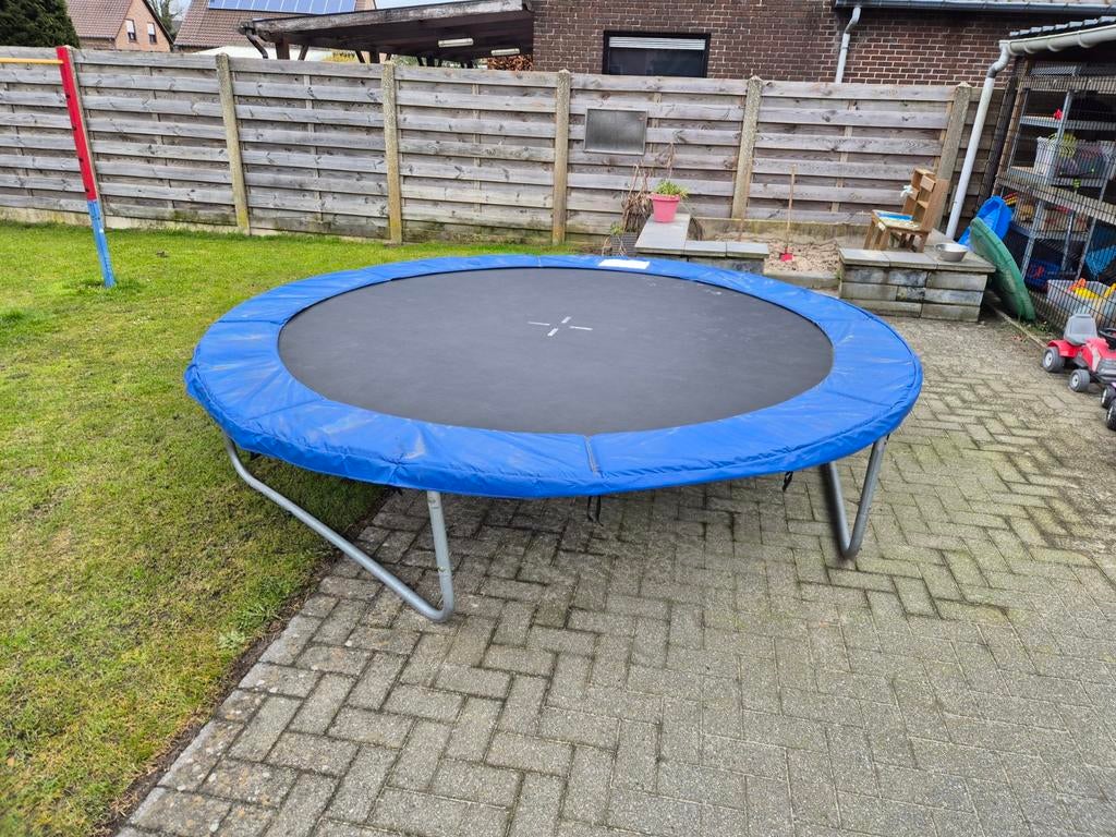 Trampoline 305 cm - Bon état, Enlèvement, Utilisé