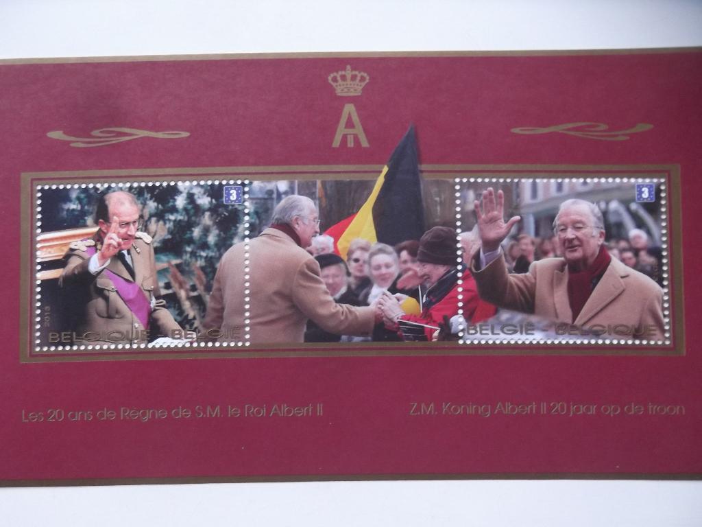 BL208 Koning Albert - Le Roi Albert MNH, Postzegels en Munten, Postzegels | Europa | België, Ophalen of Verzenden, Postfris, Frankeerzegel