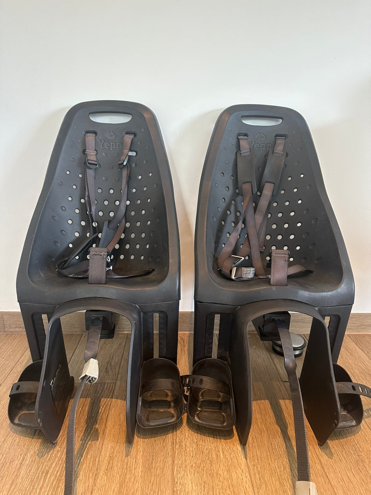 Thule Yepp fietsstoelen 2 stuks, Ophalen, Gebruikt, 9 t/m 36 kg, Achterzitje