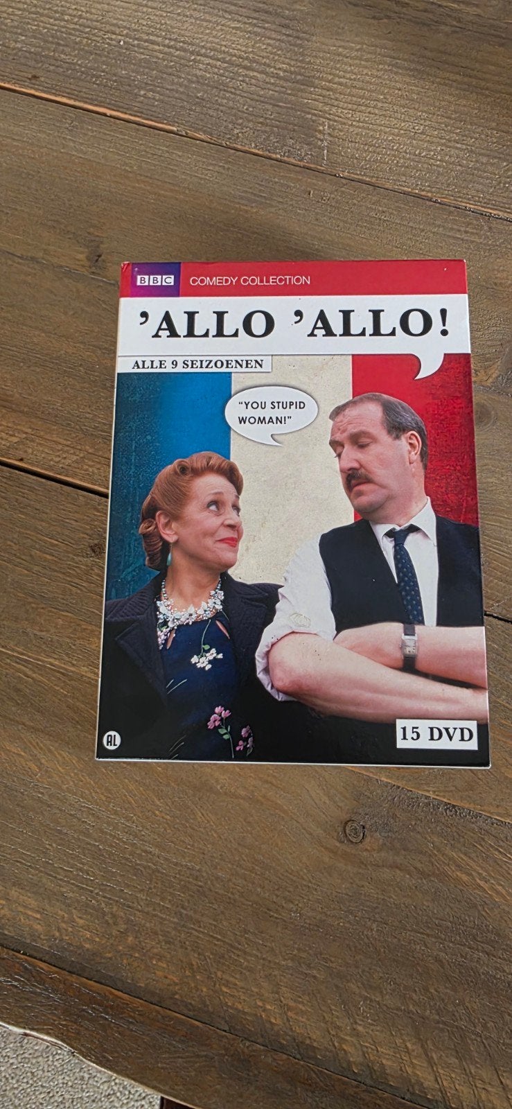 Alle seizoenen van Allo Allo, Cd's en Dvd's, Dvd's | Tv en Series, Verzenden, Zo goed als nieuw, Komedie, Complete serie