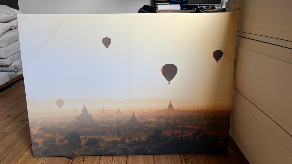 Cadre photo sur toile, Enlèvement, Comme neuf