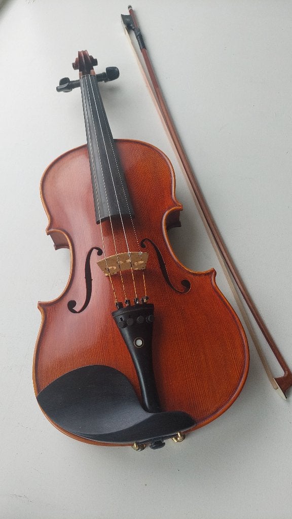 Violon d'étude agréable et au son agréable, Musique & Instruments, Enlèvement, Comme neuf, Violon, Avec valise