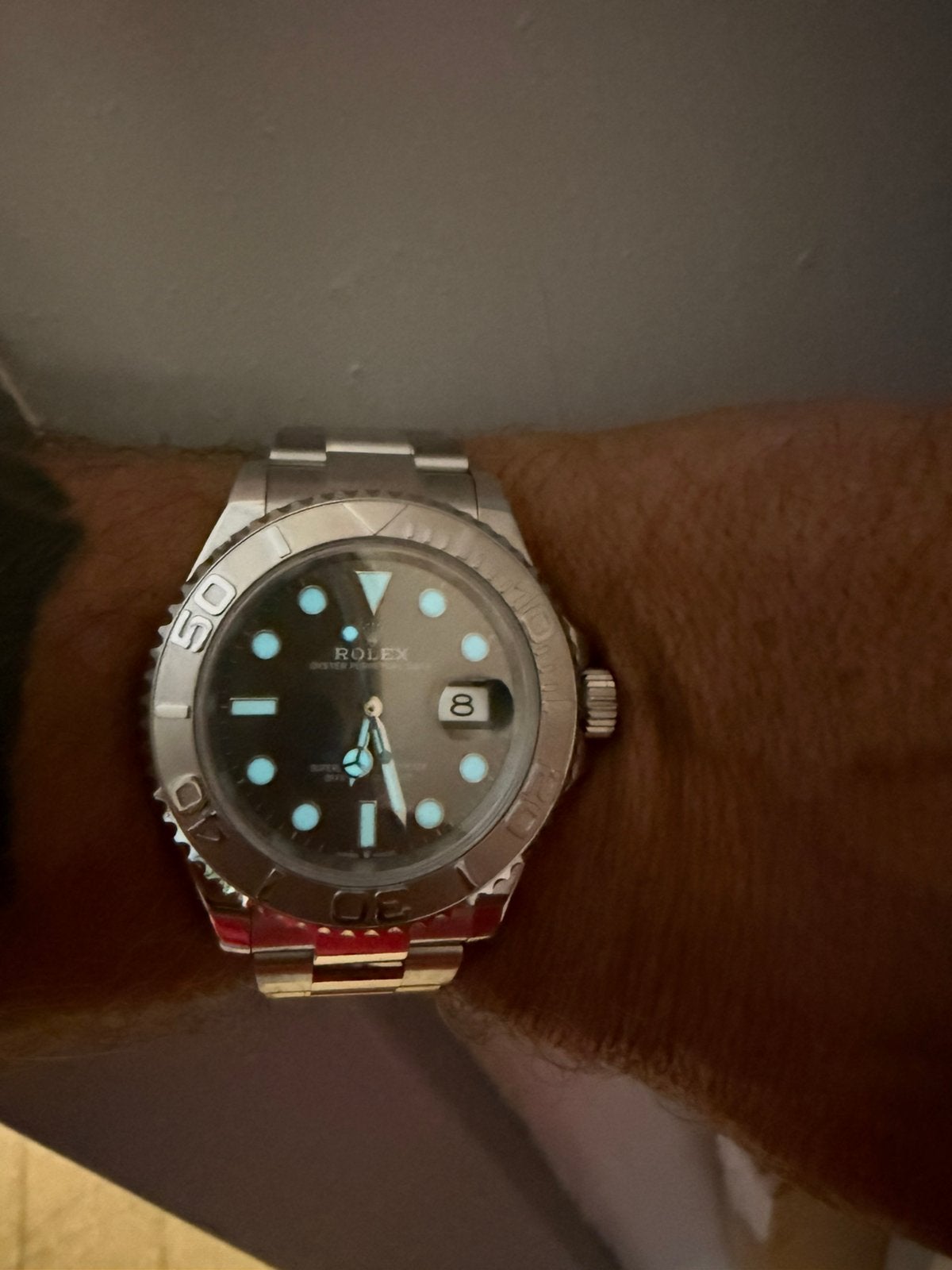Rolex Yacht Master, Ophalen, Zo goed als nieuw, Rolex