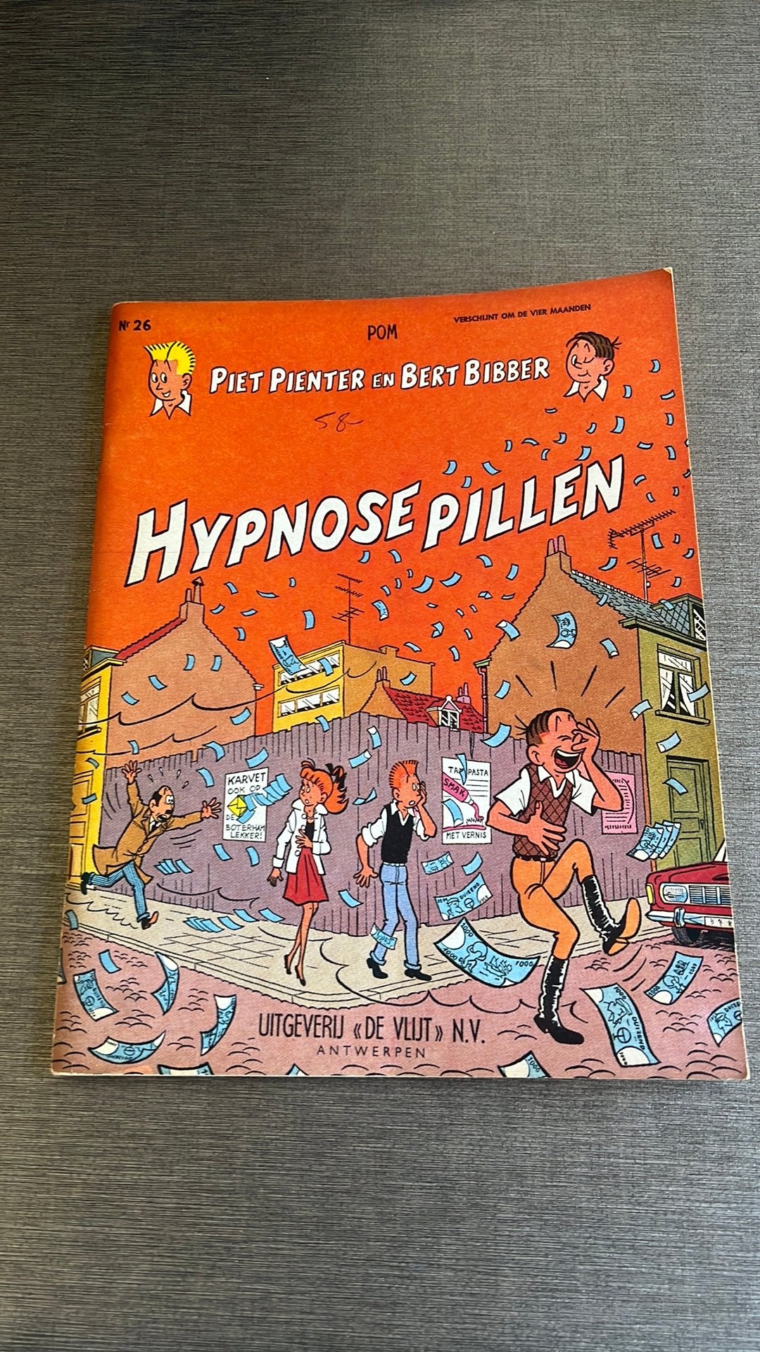 Piet Pienter en Bert Bibber 26 - eerste druk, Eén stripboek, Ophalen of Verzenden, Gelezen
