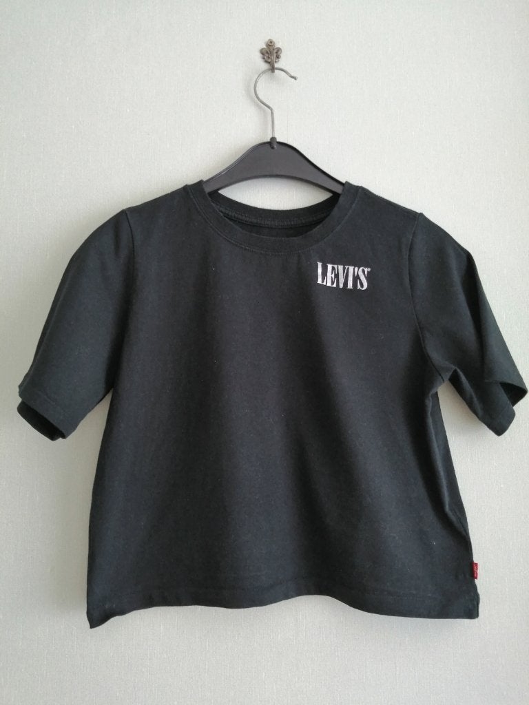 korte wijde t-shirt Levi's maat 14 jaar, Gebruikt, Meisje, Ophalen of Verzenden, Levi's