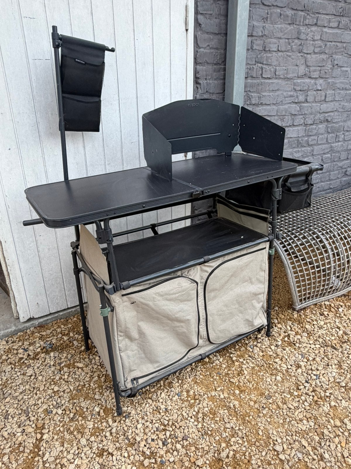 Kampeermeubel decathlon, Caravans en Kamperen, Kampeermeubelen, Ophalen, Gebruikt, Campingmeubel-accessoire