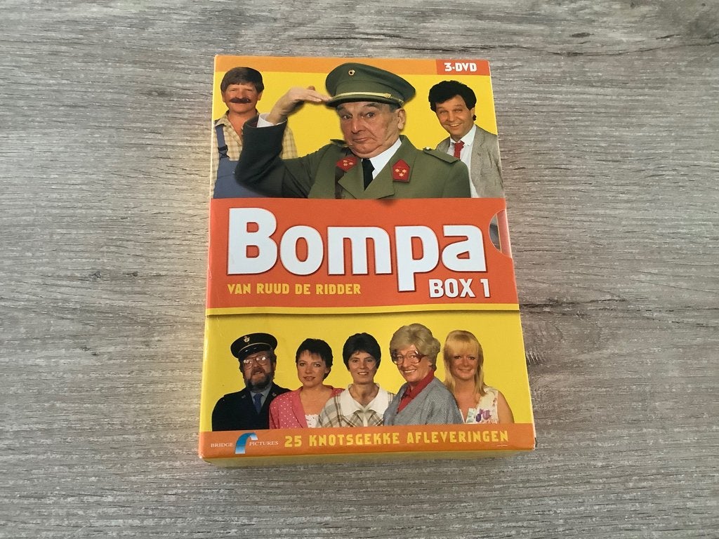 Bompa DVD box 1, Cd's en Dvd's, Seizoen 1, Alle leeftijden, Zo goed als nieuw, Komedie