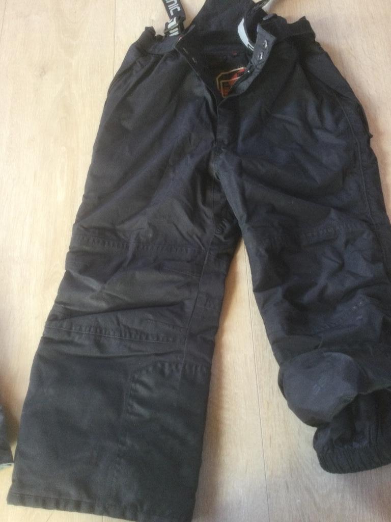 SKIBROEK merk  Surfanic zwart - pantalon ski 116 noir, Pantalon, Garçon ou Fille, Enlèvement ou Envoi, Comme neuf