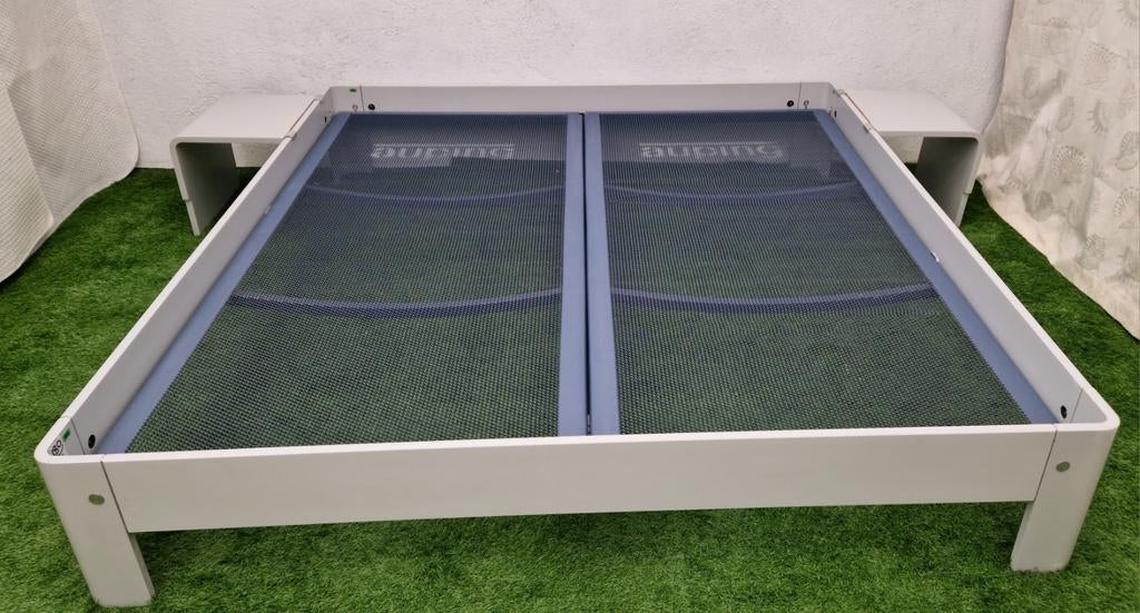 Auping Auronde Bed 180x200cm met Bijzettafeltjes, Enlèvement ou Envoi, Comme neuf
