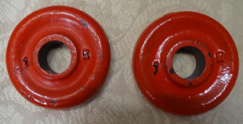 lot de disques pour haltère, Sport en Fitness, Fitnessmaterialen, Gebruikt, Dumbbell, Ophalen