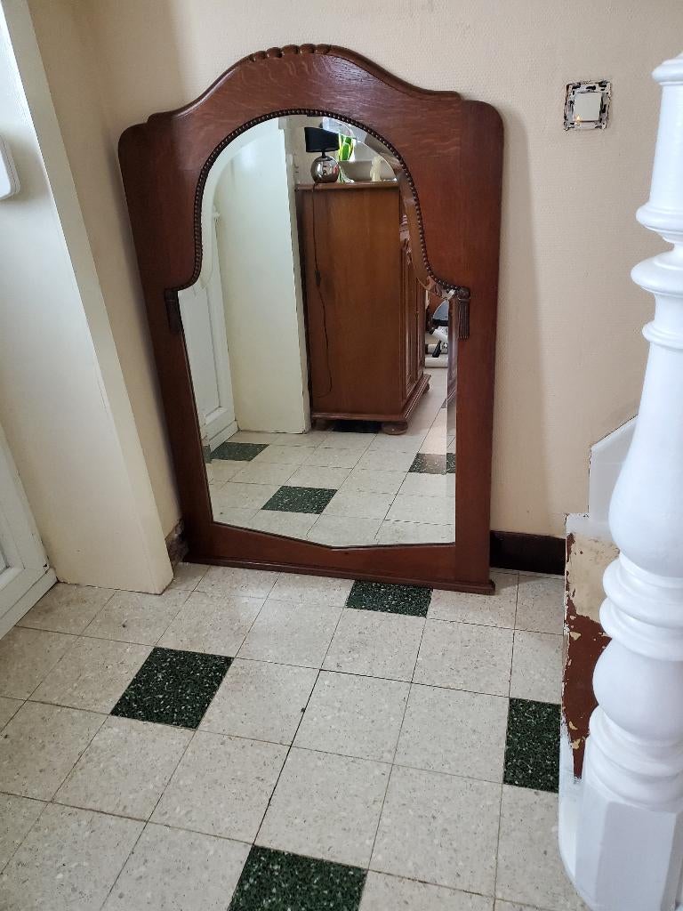 Miroir ancien Chêne, Enlèvement, Rectangulaire, 50 à 100 cm, 100 à 150 cm