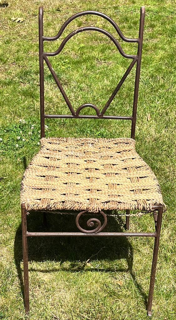 4 chaises en fer forge. 30 e pour les 4, Enlèvement