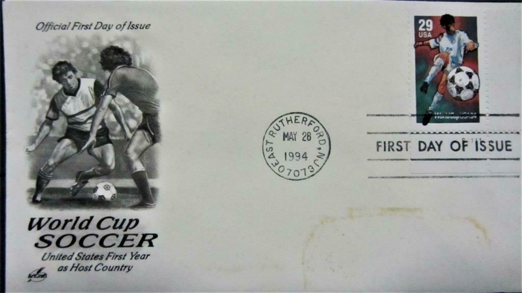 FIRST DAY COVER- U.S.A.- WORLD CUP SOCCER1994, Ophalen of Verzenden, Gestempeld, Sport