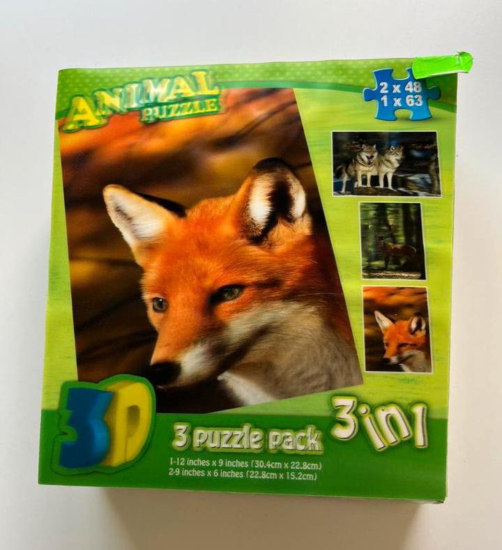 Puzzel 3 stuks 3D, Ophalen of Verzenden, Zo goed als nieuw