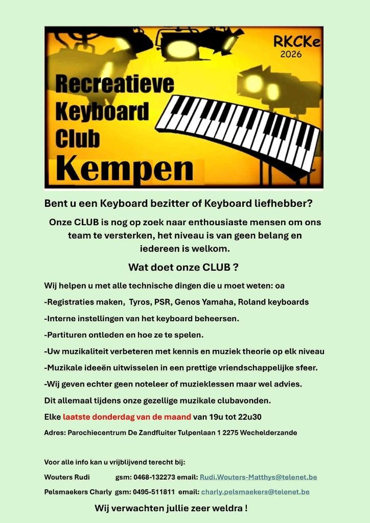 Genos, Tyros keyboardclub Kempen, Ophalen, Yamaha, Zo goed als nieuw, Midi-aansluiting