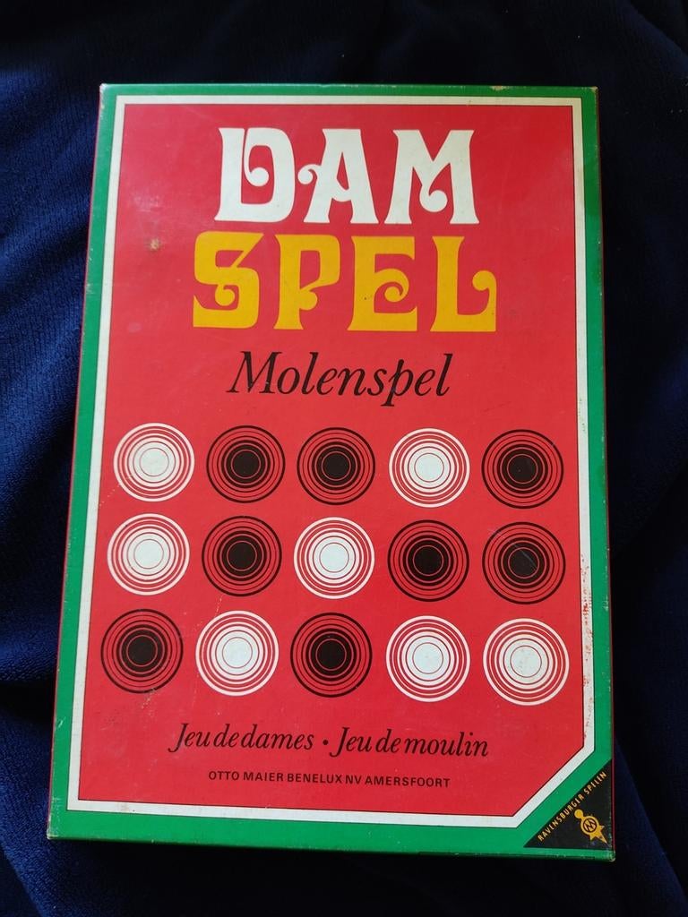 Damspel / molenspel, Ophalen of Verzenden, Gebruikt