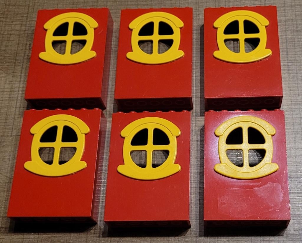 Lego Fabuland: ramen (rode kleur), Ophalen of Verzenden, Gebruikt, Losse stenen, Lego