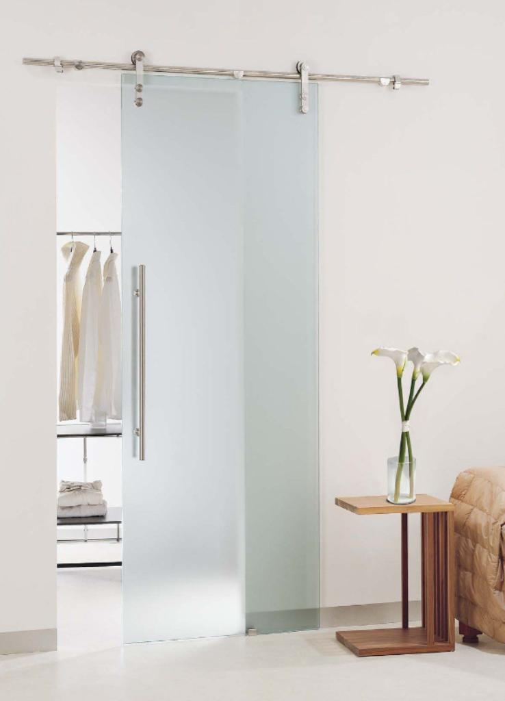 Glazen deur | Gehard glas | Binnendeur | Draai en schuifdeur, Doe-het-zelf en Bouw, Deuren en Vliegenramen, 80 tot 100 cm, Binnendeur