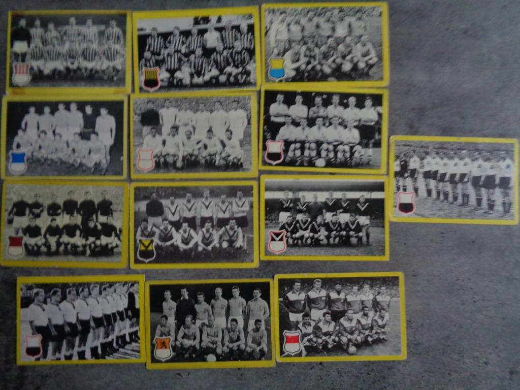 Voetbal KAARTEN maple leaf gum anno 1960 intern. teams 13x, Verzenden