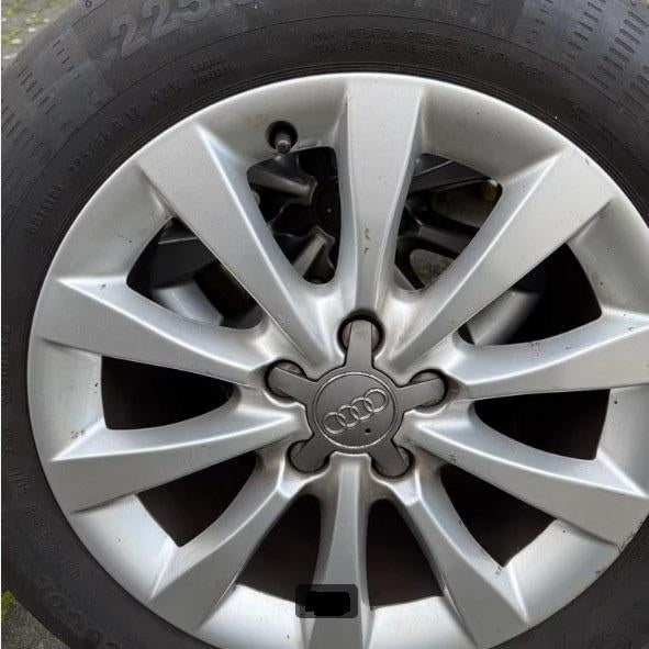 Kit jantes Audi A6 Avant + pneus Continental 225/55 R17, Véhicule de tourisme, Enlèvement, Utilisé, 225 mm