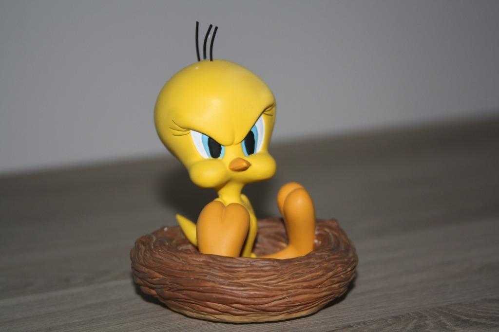 Demons & Merveilles , Tweety beeldje 1999 , met doos, Verzamelen, Ophalen of Verzenden, Zo goed als nieuw, Tv, Beeldje, Replica of Model