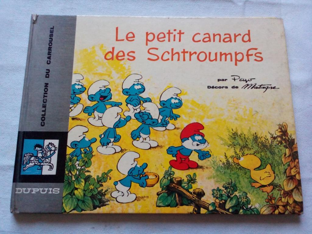 Le petit canard des schtroumpfs, Livres, Peyo, Enlèvement ou Envoi, Une BD, Utilisé