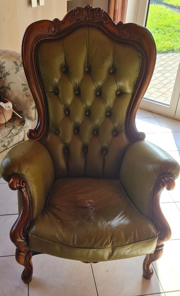 Antieke fauteuil 40€ ! 0478.28.75,33 7000 Bergen, Ophalen
