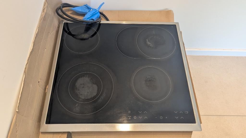 AEG HK634060XB keramische kookplaat, Ophalen, Gebruikt, Keramisch, 4 kookzones