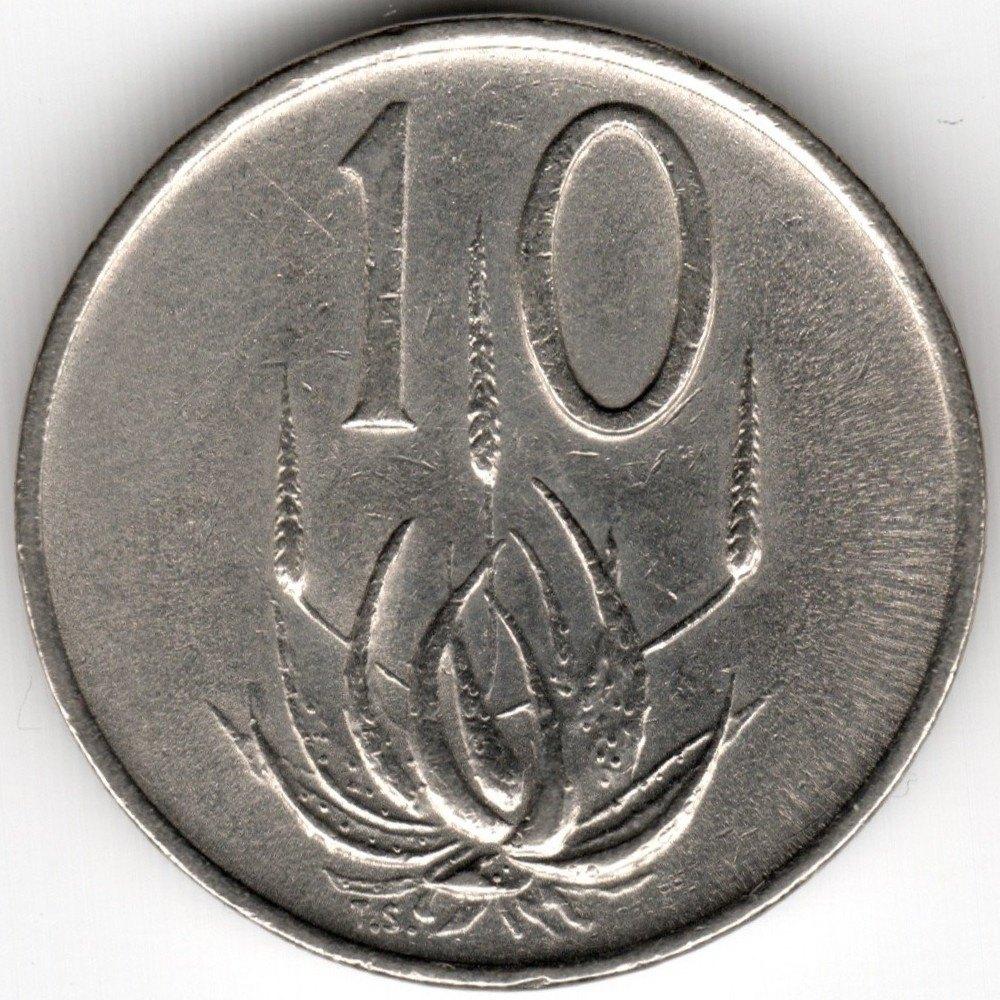 Zuid-Afrika : 10 Cent 1971  KM#85  Ref 16261, Postzegels en Munten, Munten | Afrika, Ophalen of Verzenden, Zuid-Afrika, Losse munt
