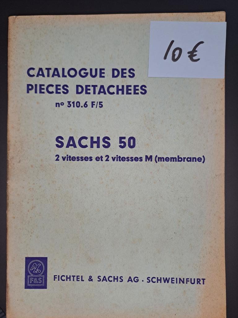 manuel pièces détachées Sachs 50cc, Envoi, Autres marques