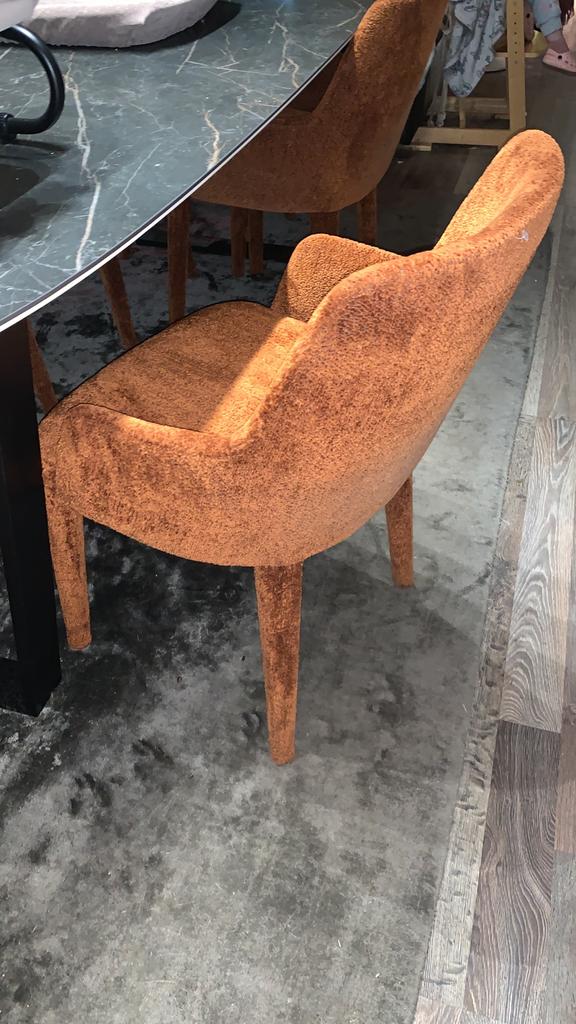 Juntoo stoelen, Enlèvement, Comme neuf, Brun, Tissus