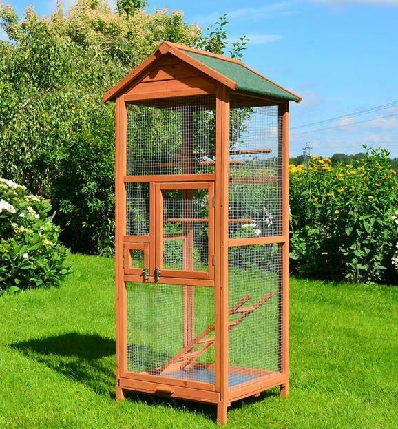 Volière en bois voliere exterieur voliere XXL VOLIERE JARDIN, Dieren en Toebehoren, Verzenden, Nieuw