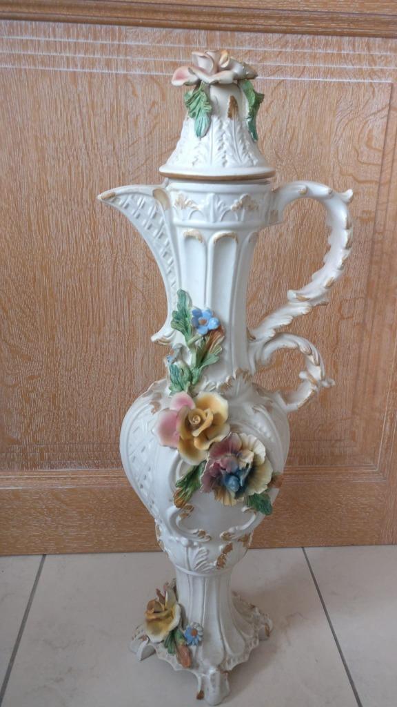 Capodimonte porseleinen vaas – handgemaakt Italië – gemerkt, Ophalen