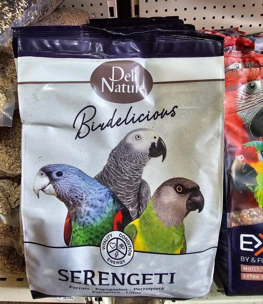 Deli Nature Serengeti 2kg - Papegaai Voeder, Ophalen