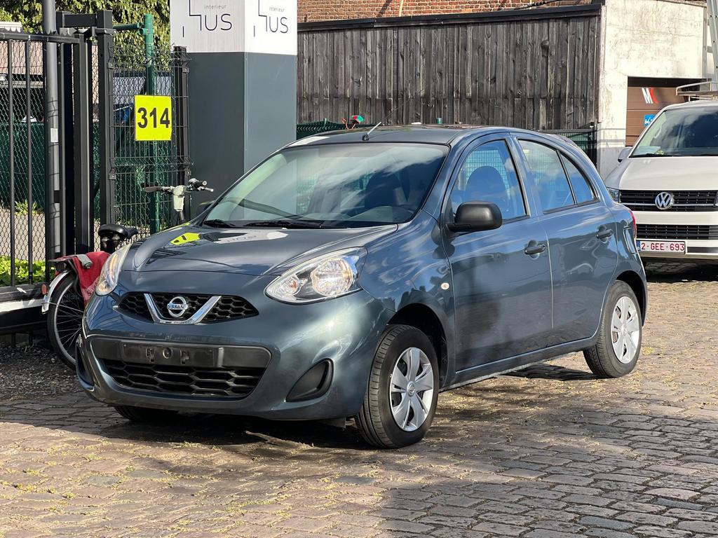 NISSAN MICRA 1.2 BENZINE 2016, Autos, Nissan, Entreprise, Achat, Micra, ABS, Airbags, Air conditionné, Bluetooth, Ordinateur de bord