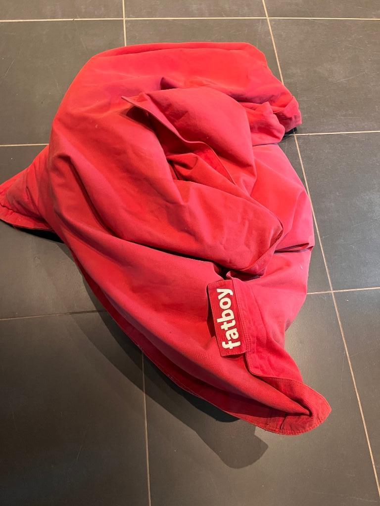 Zitzak Fatboy, Huis en Inrichting, Ophalen of Verzenden, Gebruikt, Rood, Zitzak