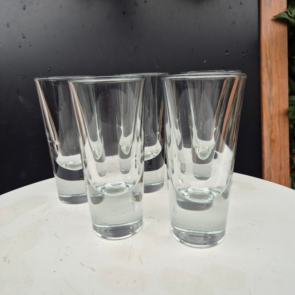 5 verres à cocktail lestés Carlo Moretti des années 1980, Enlèvement ou Envoi