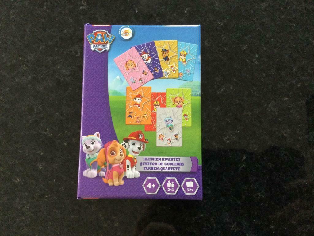 Kleuren kwartet Paw Patrol (NIEUW), Een of twee spelers, Ophalen of Verzenden, Nieuw