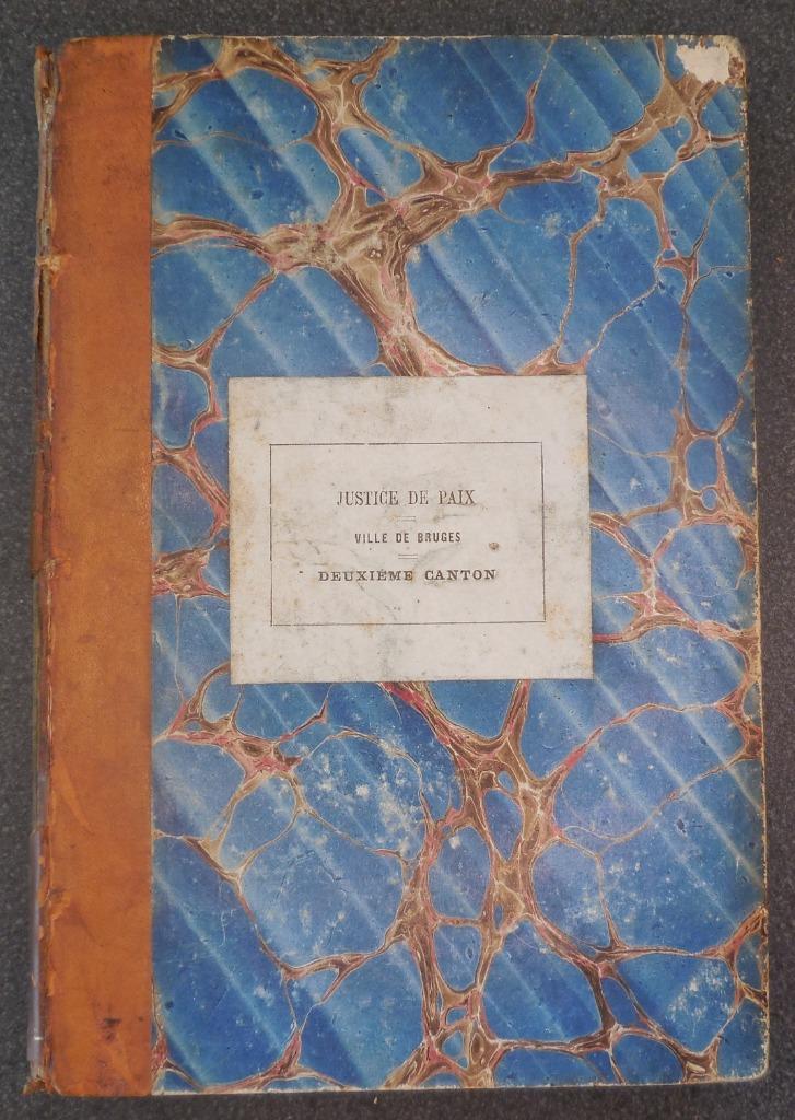 Justice de Paix - Ville de Bruges - 1873, Enlèvement ou Envoi, Utilisé