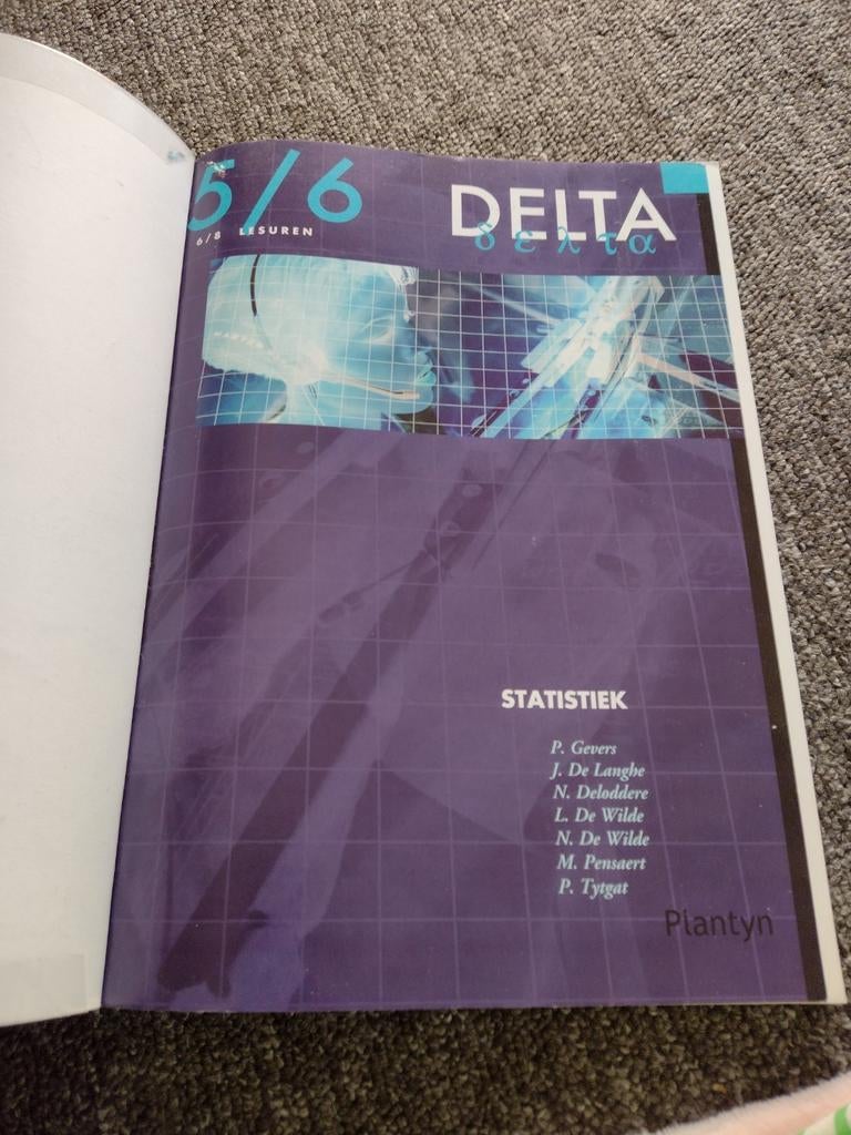 5/6 Delta Statistiek. 6/8 Lesuren - met CD, Ophalen, Zo goed als nieuw
