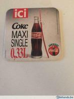 Coca Cola kartonnen onderlegger Frankrijk, Verzamelen, Ophalen of Verzenden, Gebruikt