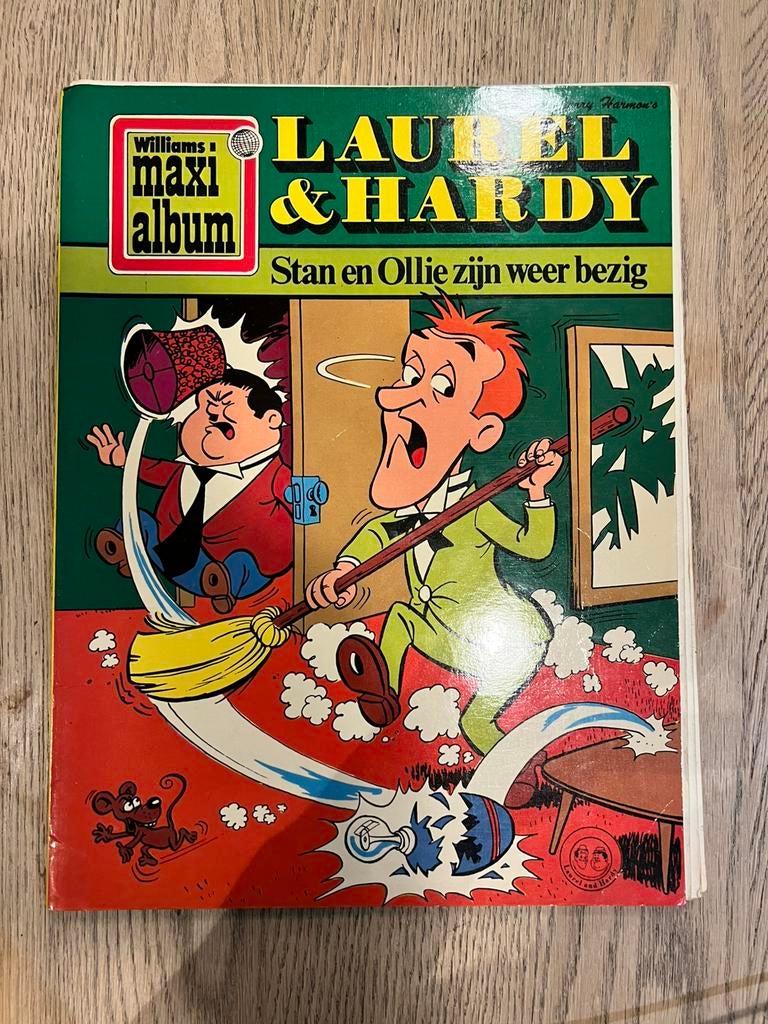 LAurel & Hardy - stan en ollie zijn weer bezig, Boeken, Stripverhalen, Eén stripboek, Ophalen of Verzenden, Gelezen