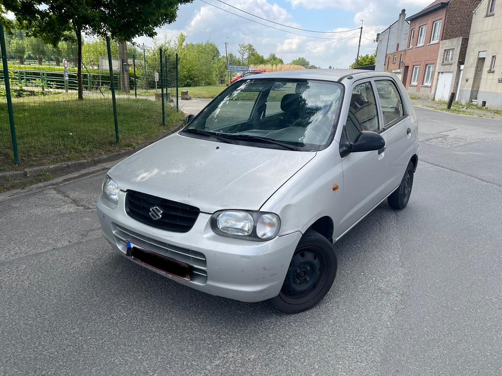 Suzuki alto 1000 benzine 5P 159000 km medio 2005 ctok, Auto's, Stof, Zwart, 5 deurs, 3 cilinders